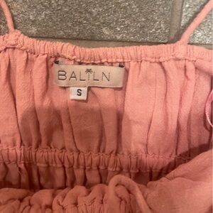 Pink / peach gauze sundress size S EUC worn once